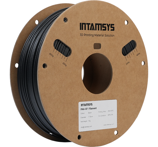 INTAMSYS PA6-CF Carbon Fiber Nylon 3D Printing Filament – 1.75 mm, 1 kg