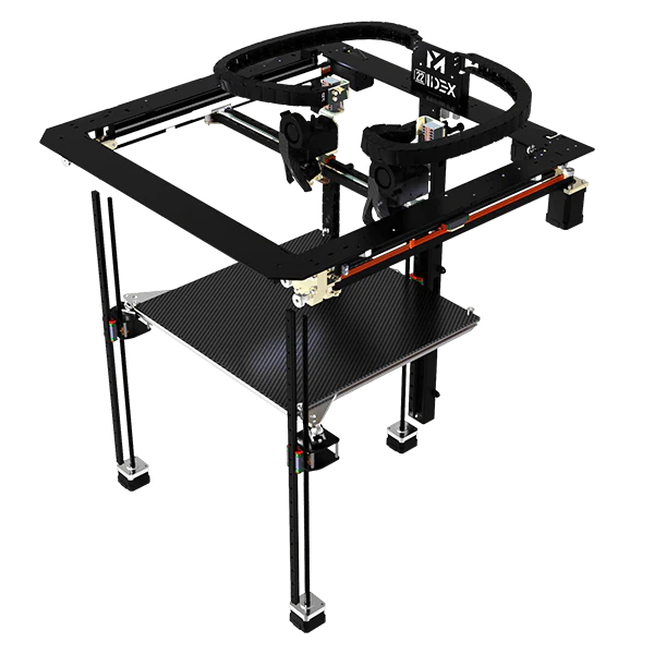 22 IDEX steel motion system diagram