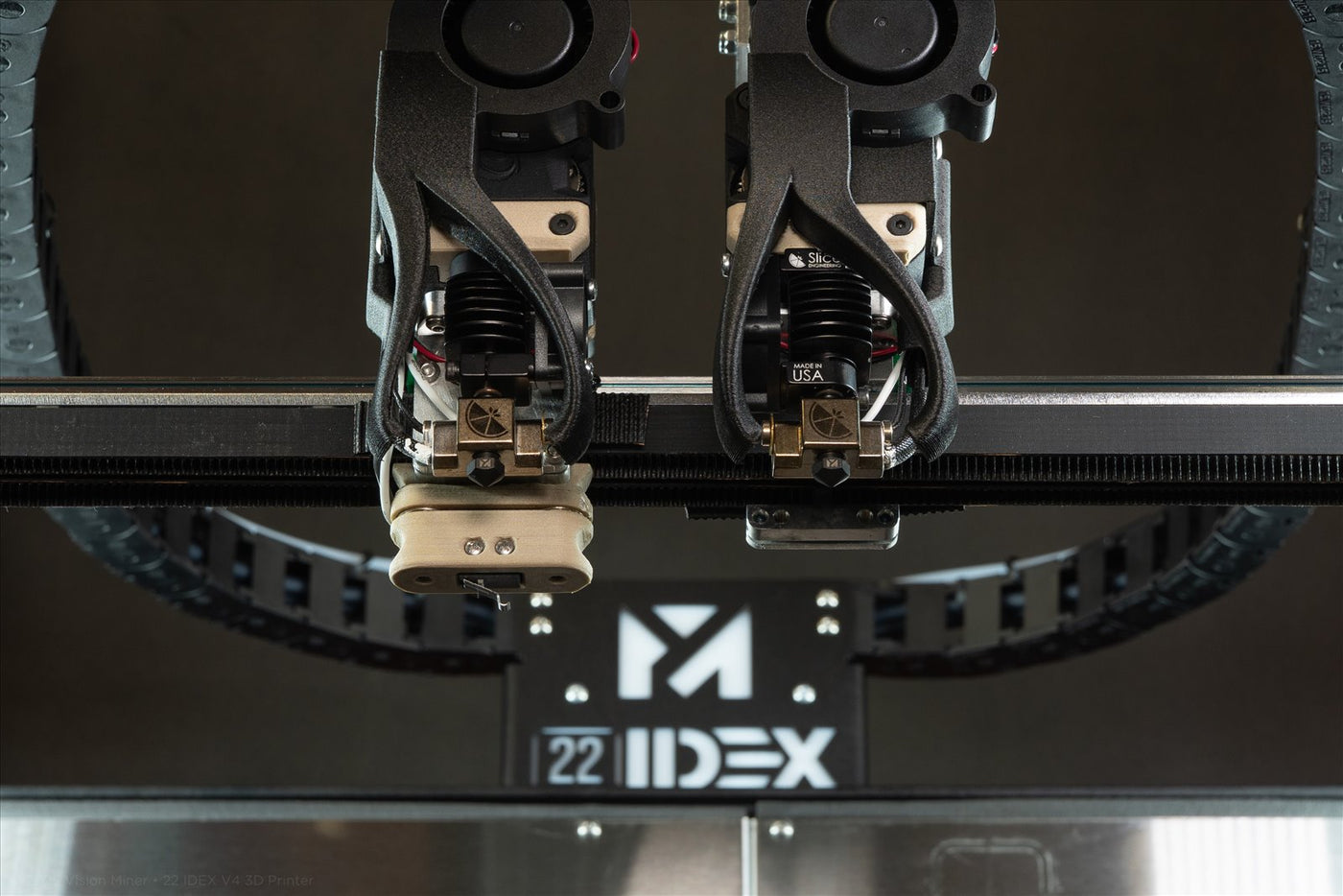 22 IDEX hotend detail