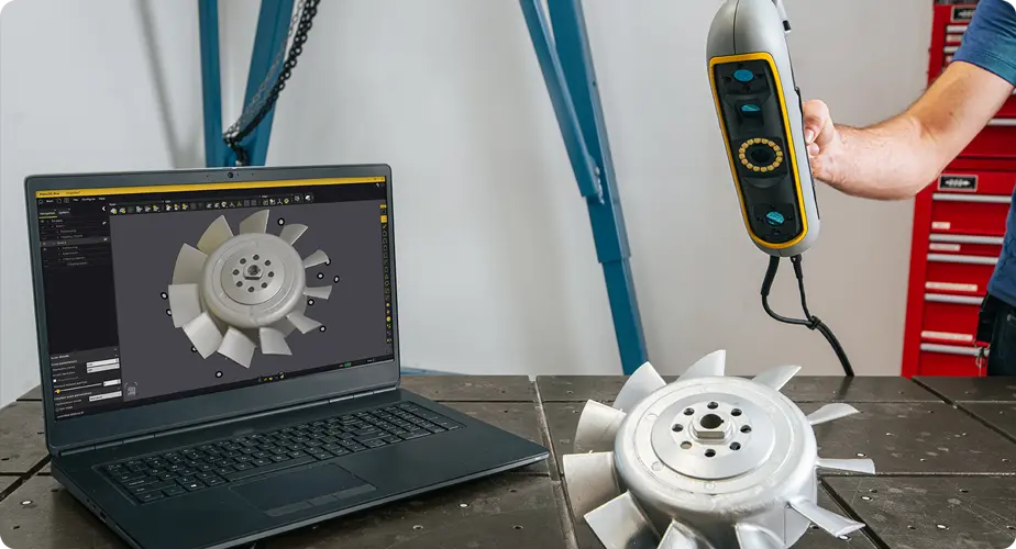 Elevate your work with integrated 3D scanning software.